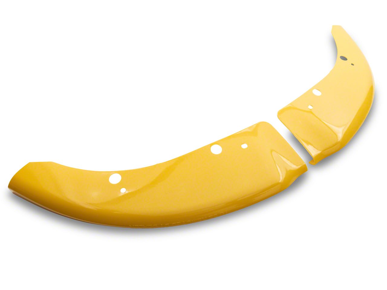 WildWell Front Bumper Lip Splitter For 2015-2024 Dodge Challenger R/T Scat Pack Accessories, Front Lip Protector Cover Yellow Non-Widebody