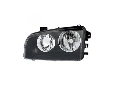 Headlights Depot CAPA Replacement Halogen Headlight; Driver Side (06-07 Charger)