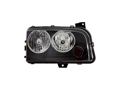 Headlights Depot CAPA Replacement Halogen Headlight; Passenger Side (06-10 Charger)