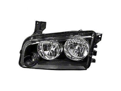 CAPA Replacement Headlight; Driver Side (06-07 Charger)