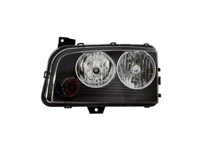 CAPA Replacement Headlight; Driver Side (07-10 Charger)