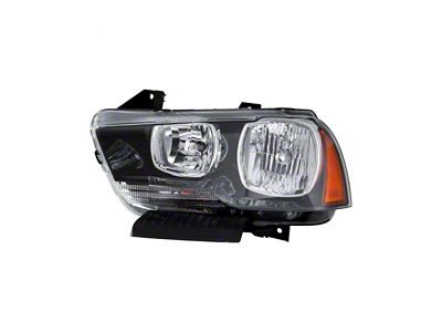 CAPA Replacement Headlight; Driver Side (11-14 Charger w/ Factory Halogen Headlights)