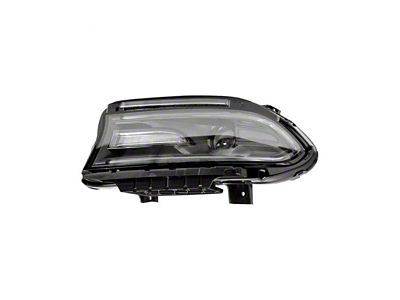 CAPA Replacement Headlight; Driver Side (2015 Charger w/ Factory Halogen Headlights)