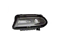 CAPA Replacement Headlight; Driver Side (15-18 Charger w/ Factory HID Headlights)