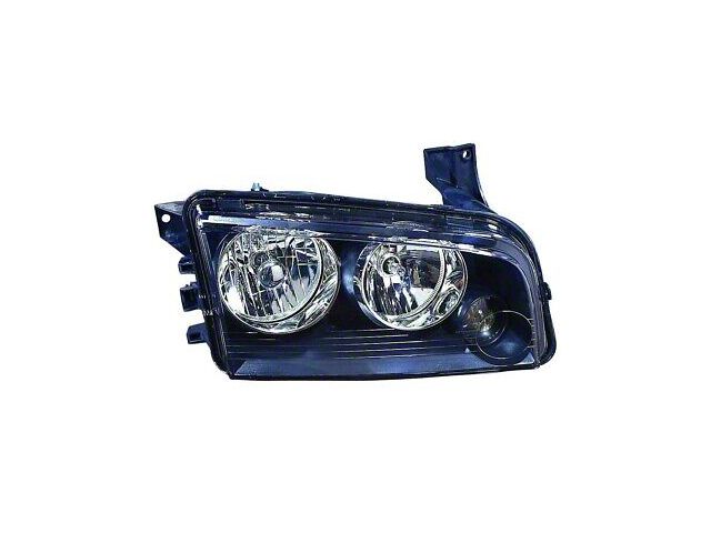 CAPA Replacement Headlight; Passenger Side (06-07 Charger)