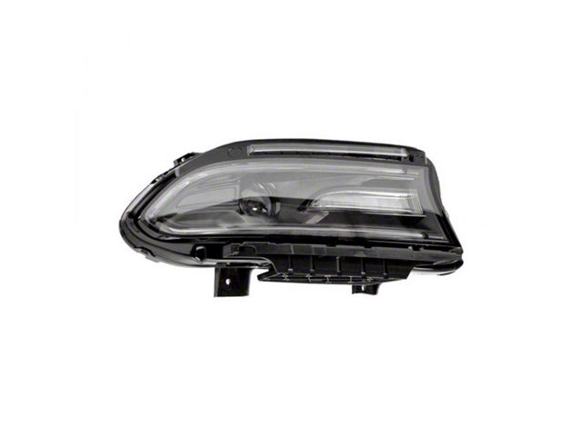 CAPA Replacement Headlight; Passenger Side (2015 Charger w/ Factory Halogen Headlights)