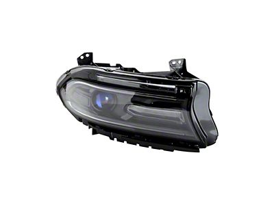 CAPA Replacement Headlight; Passenger Side (16-17 Charger w/ Factory Halogen Headlights)