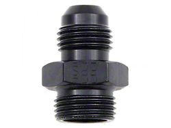 Carter Carburetor Fitting; -6AN x 8/8-20; Black
