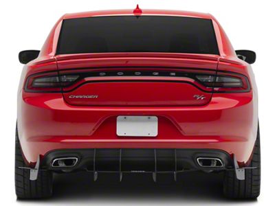 Centa VR2 Rear Diffuser; Dry Carbon Fiber Vinyl (11-23 Charger)