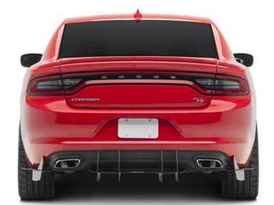 Centa VR2 Rear Diffuser; Gloss Carbon Fiber Vinyl (11-23 Charger)