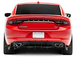 Centa VR2 Rear Diffuser; Matte Black Vinyl (11-23 Charger)