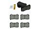 Ceramic Brake Pads; Front and Rear Pair (06-14 Charger SRT8; 15-18 Charger R/T 392, R/T Scat Pack)