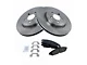 Ceramic Brake Rotor and Pad Kit; Front (06-23 Charger w/ 13.60-Inch Front Rotors)