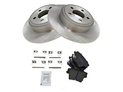Ceramic Brake Rotor and Pad Kit; Rear (06-23 Charger w/ Solid Rear Rotors)