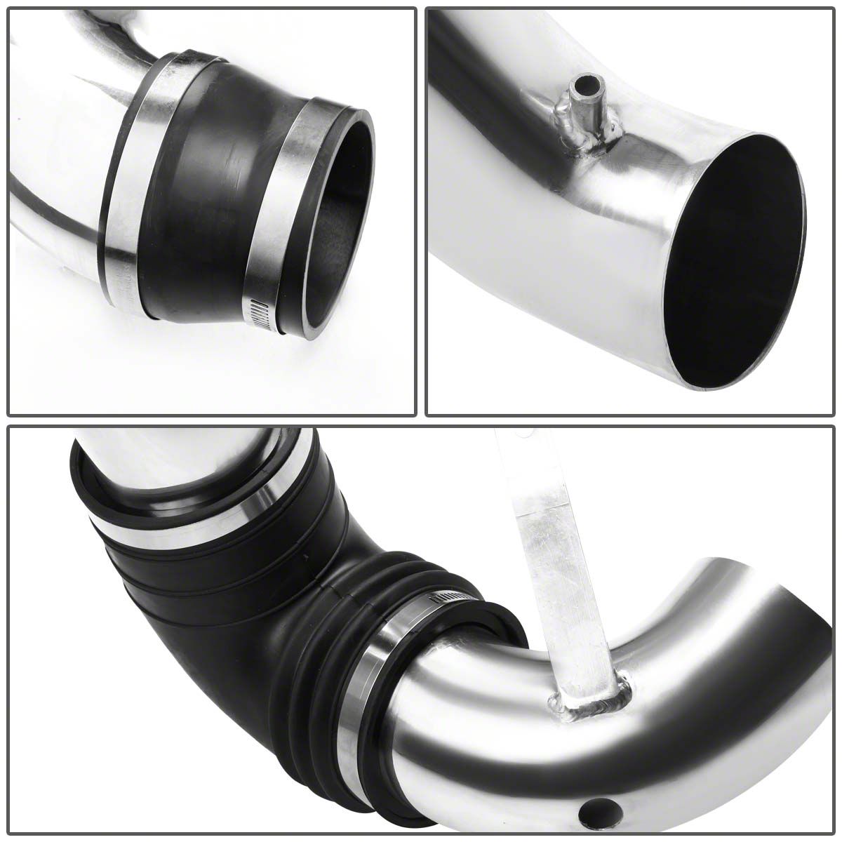 Cold Air Intake; Silver (09-10 3.5L Charger)