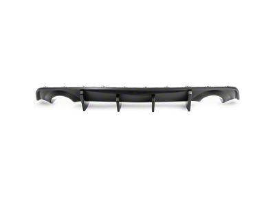 CP Style Rear Diffuser; Matte Black (20-23 Charger Widebody)