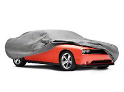 Custom Fit Car Cover; Gray (11-23 Charger)