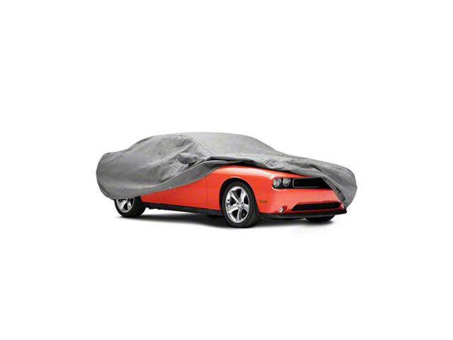 Custom Fit Car Cover; Gray (11-23 Charger)