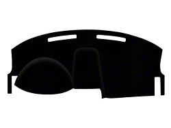 Custom Fit Dash Cover; Brushed Suede Black (08-10 Charger)