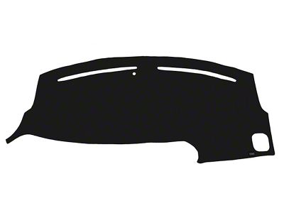 Custom Fit Dash Cover; Sedona Suede Black (11-23 Charger)