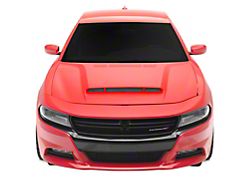 DEM Style Ram Air Hood; Unpainted (15-23 Charger)