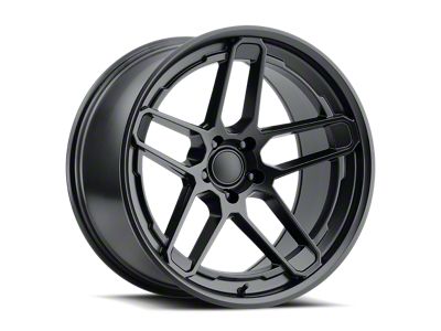 Demon 170 Style Matte Black Wheel; Rear Only; 20x10.5; 25mm Offset (11-23 RWD Charger, Excluding Widebody)