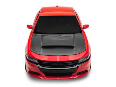 Demon Style Hood; Carbon Fiber (15-23 Charger)