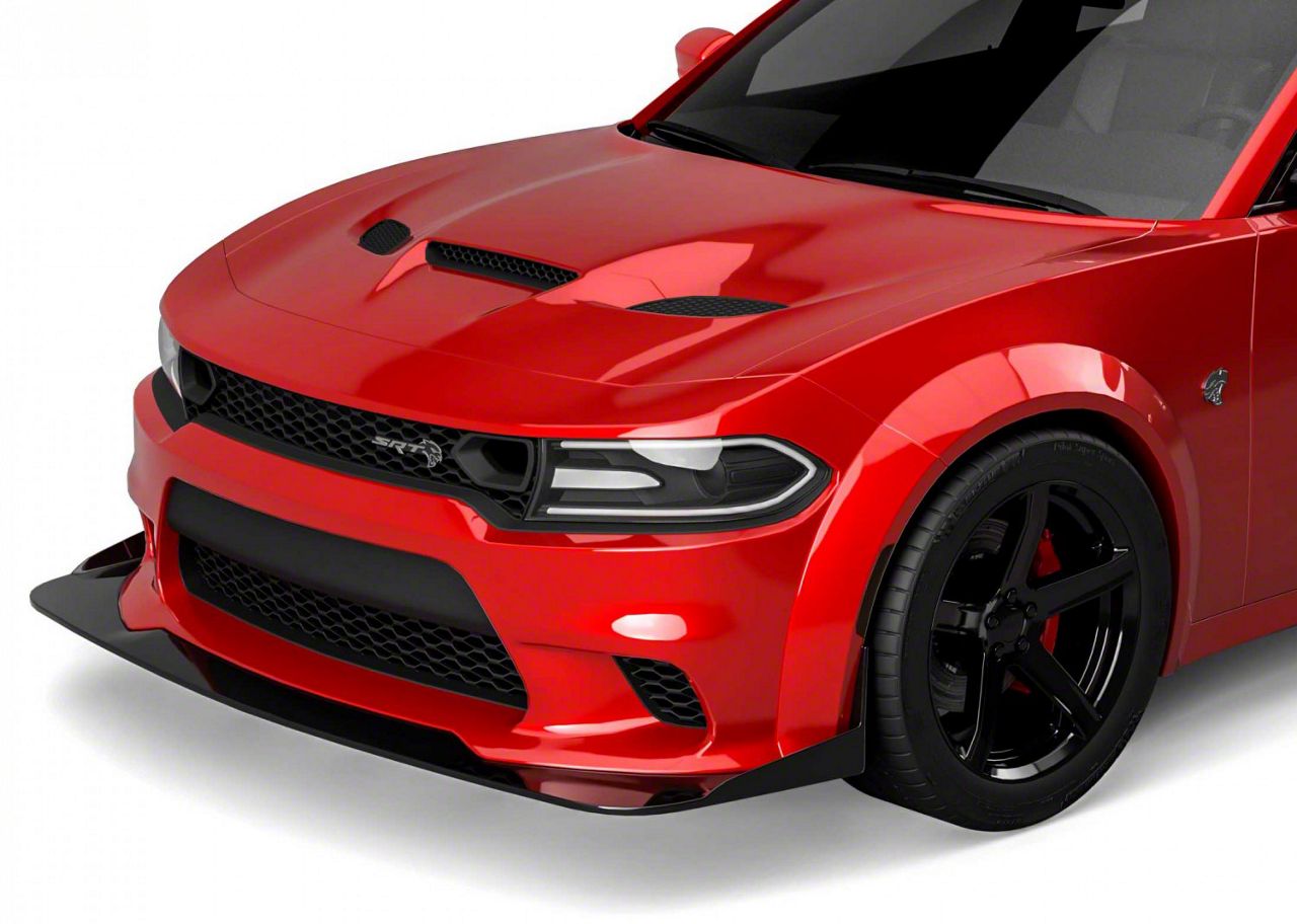 Charger Demon Style Wide Body Front Bumper Chin Spoiler (15