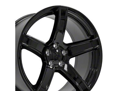 DG22 Gloss Black Wheel; 20x9.5 (11-23 RWD Charger, Excluding Widebody)