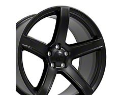 DG22 Replica Satin Black Wheel; 20x9.5; 19mm Offset (06-10 RWD Charger)
