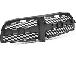 Diamond Mesh Style Upper Replacement Grille; Black (11-14 Charger)