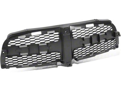 Diamond Mesh Style Upper Replacement Grille; Black (11-14 Charger)