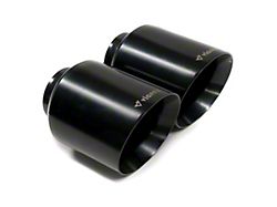 Direct Fit Exhaust Tips; 5-Inch; Ceramic Black (15-23 V8 HEMI Charger)