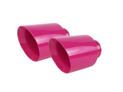 Direct-Fit Exhaust Tips; 5-Inch; Gloss Indigo Purple (06-23 Charger)