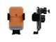 Direct Fit Phone Mount with Charging Auto Closing Cradle Head; Tan (11-23 Charger)