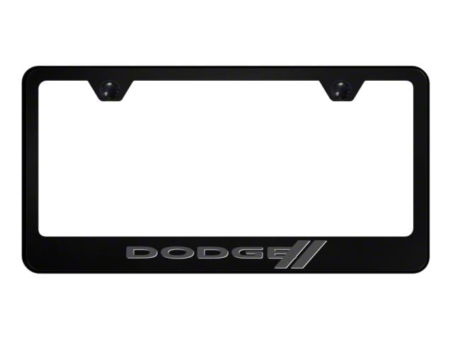 Dodge License Plate Frame; Ghost (Universal; Some Adaptation May Be Required)