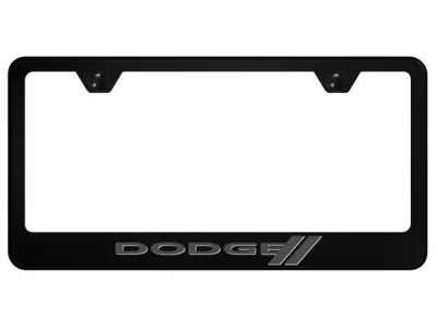Dodge License Plate Frame; Ghost (Universal; Some Adaptation May Be Required)