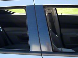 Door Pillar Decals; Carbon Fiber (06-10 Charger)