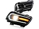 Dual Beam Projector Headlights; Black Housing; Clear Lens (11-14 Charger)