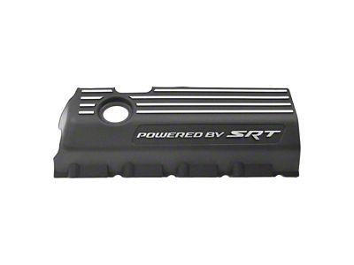 Engine Cover with Powered by SRT Logo; Driver Side (11-17 6.4L Charger)