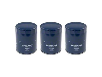 Engine Oil Filter; 3-Piece Set (2008 Charger)