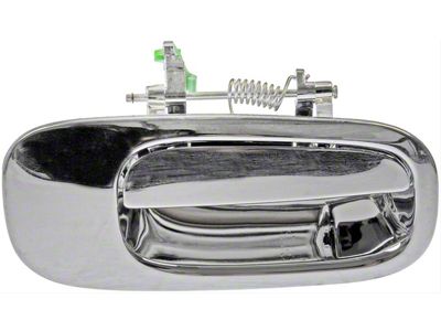 Exterior Door Handle; Front Right; All Chrome; Plastic (06-10 Charger)