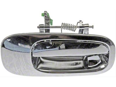 Exterior Door Handle; Rear Right; All Chrome; Plastic (06-10 Charger)
