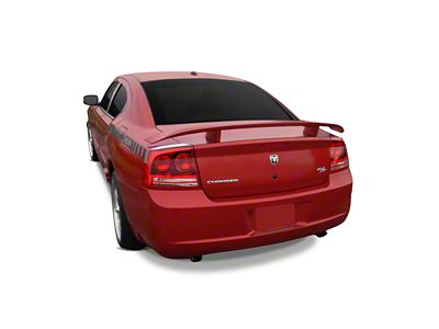 Factory Style Pedestal Rear Deck Spoiler; Inferno Red (06-10 Charger)