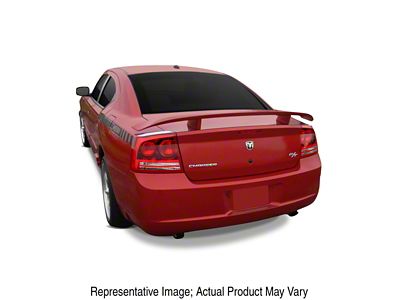 Factory Style Pedestal Rear Deck Spoiler; Magnesium (06-10 Charger)