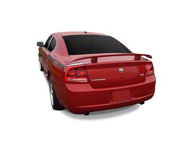 Factory Style Pedestal Rear Deck Spoiler; Tor Red (06-10 Charger)