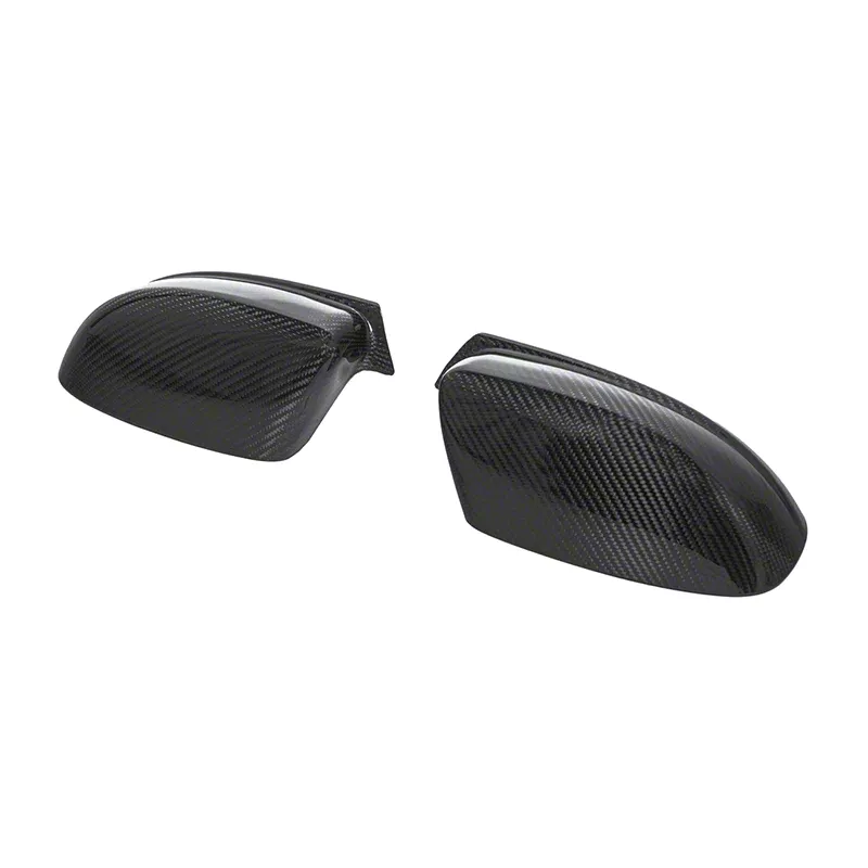 Charger Factory Track Style Side Mirror Covers; Carbon Fiber (1523