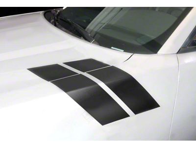 Fender Hash Side Accent Stripes; Gloss Black (11-14 Charger)