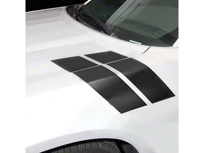 Fender Hash Side Accent Stripes; Gloss Black (15-18 Charger)