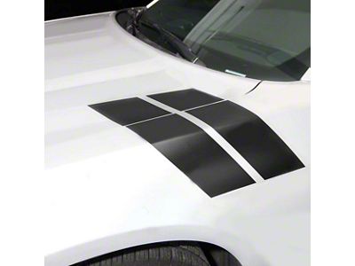 Fender Hash Side Accent Stripes; Matte Black (15-18 Charger)